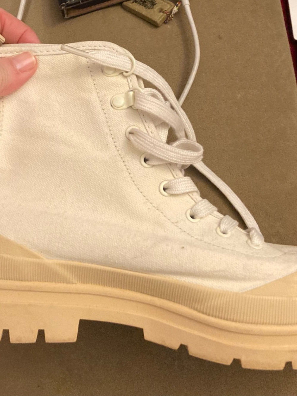 RARE: EVERLANE HIGH-TOP CANVAS SNEAKERS. Worn twice!